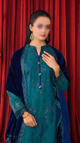 Momina 0.2 Fancy Winter Fabric Collection:24 By Sobia Waseem D-07