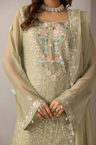 ROOHI 3 PIECE LUXURY EMB CHIFFON BY SOGHAT D-06