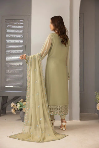 ROOHI 3 PIECE LUXURY EMB CHIFFON BY SOGHAT D-06