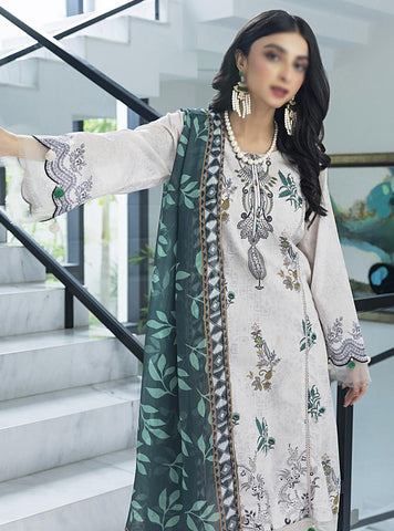 Colors Digital Chiffon Dupatta 3-Pcs Unstitched-V4-24 D-08