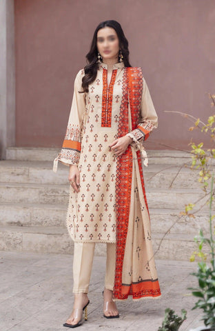 Cutwork Bliss Lawn Dupatta Edition Vol-Three ALZOHAIB D-08
