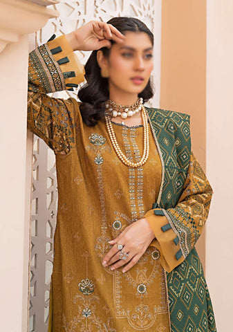 Aleeza Digital Fine Emb Khaddar Coll:24 By Sobia Waseem D-09