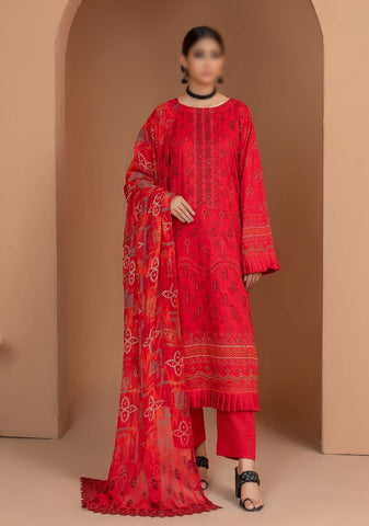 Marwa Semi Formal Embroidered Lawn Collection'24 D-09