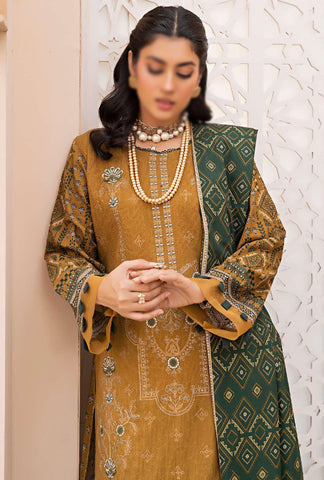 Aleeza Digital Fine Emb Khaddar Coll:24 By Sobia Waseem D-09