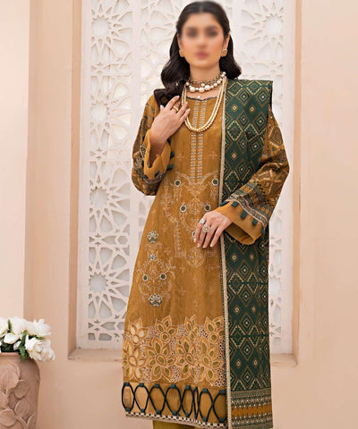 Aleeza Digital Fine Emb Khaddar Coll:24 By Sobia Waseem D-09