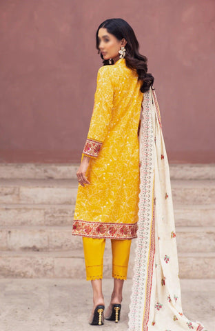 Cutwork Bliss Lawn Dupatta Edition Vol-Three ALZOHAIB D-10
