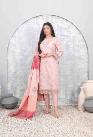 Mabel Un Stitched 3 Pcs Zari Line Emb Fancy Lawn Coll-2025 D 1025