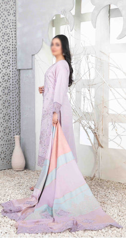 Mable Vol2 Emb Fancy Lawn Emb Banarsi Dupatta Un Stitched 3 Pcs Tawakkal D-1031