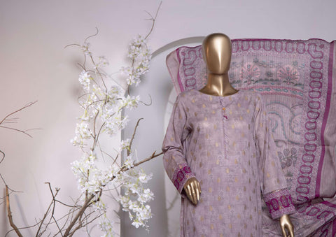 HZ Turkish Jacquard Printed Coll Un-Stitched D-1032