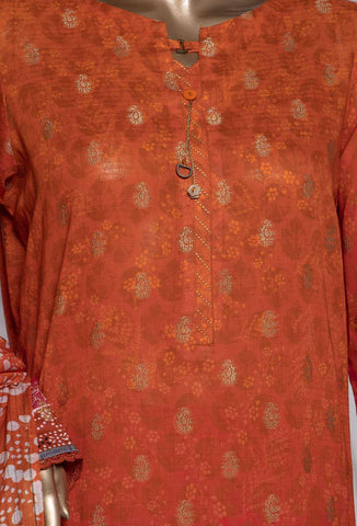 HZ Turkish Jacquard Printed Coll Un-Stitched D-1034