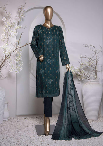 HZ Turkish Jacquard Printed Coll Un-Stitched D-1037