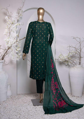 HZ Turkish Jacquard Printed Coll Un-Stitched D-1037
