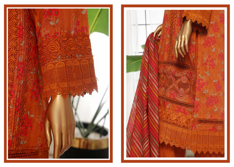 Rania Embroidered Lawn Vol-01 By sadabahar D-4