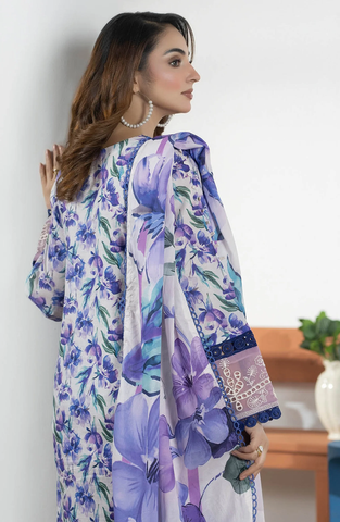 Hayat by Johra Printed & Embroidered Lawn Unstitched 3 Piece Suit D-3