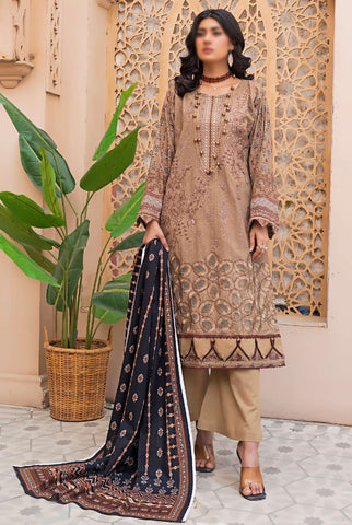 Aleeza Digital Fine Emb Khaddar Coll:24 By Sobia Waseem D-10