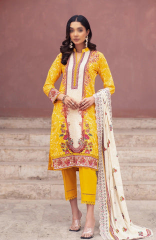 Cutwork Bliss Lawn Dupatta Edition Vol-Three ALZOHAIB D-10