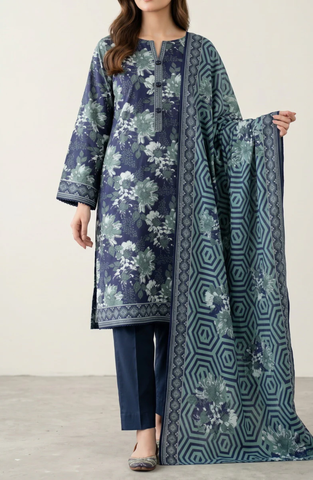 Misri Lawn by VS Textile | Printed Lawn 3 Piece Unstitched Suit D-4