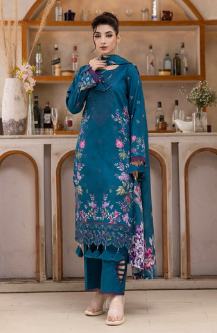 Coco by Panache | Embroidered Lawn 3 Piece Unstitched Suit D-5