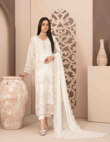 Alani Fancy Embroidered Chiffon Collection By Tawakkal D-04