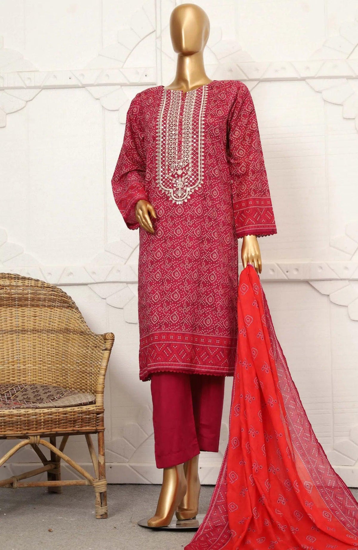 Sadabahar Embroidered Lawn Pret Coll'24 Vol 01 D-11