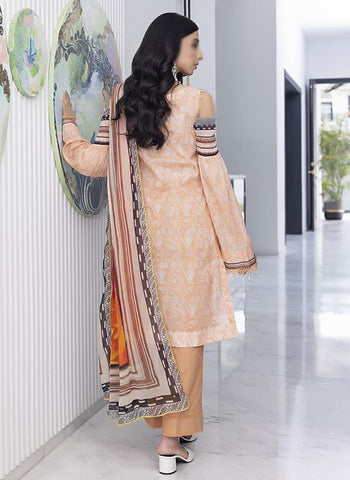 Colors Digital Chiffon Dupatta 3-Pcs Unstitched-V4-24 D-11