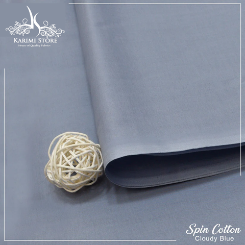 ABR-E-KARAM Spin Cotton Cloudy Blue – Unstitched Men’s Suit (4.5 Meters)