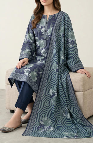 Misri Lawn by VS Textile | Printed Lawn 3 Piece Unstitched Suit D-4