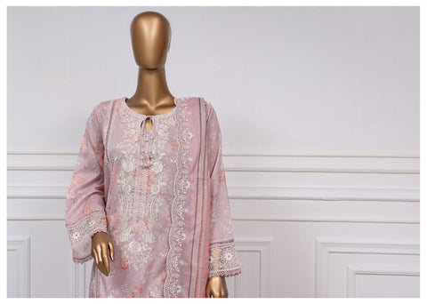 Signature Printed & Embroidered Pret Lawn Coll'25 D-08