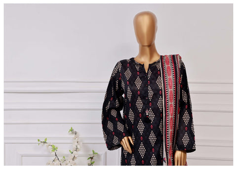 Plain Printed Lawn Vol-04 By Sadabahar D-15