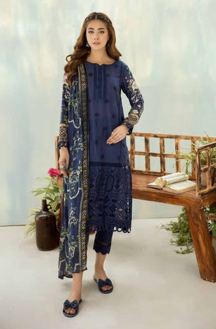 Maya Un Stitched 3 Pics  Chikankari Digital Print Lawn Coll2025 JH950