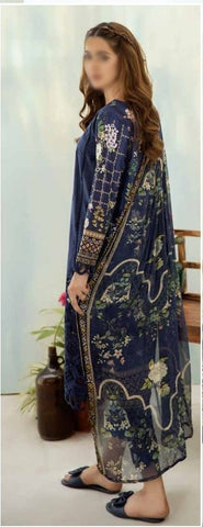 Maya Un Stitched 3 Pics  Chikankari Digital Print Lawn Coll2025 JH950