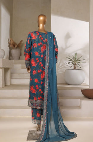 Malika Embroidered Lawn Volume 5 By Sadabahar D-4