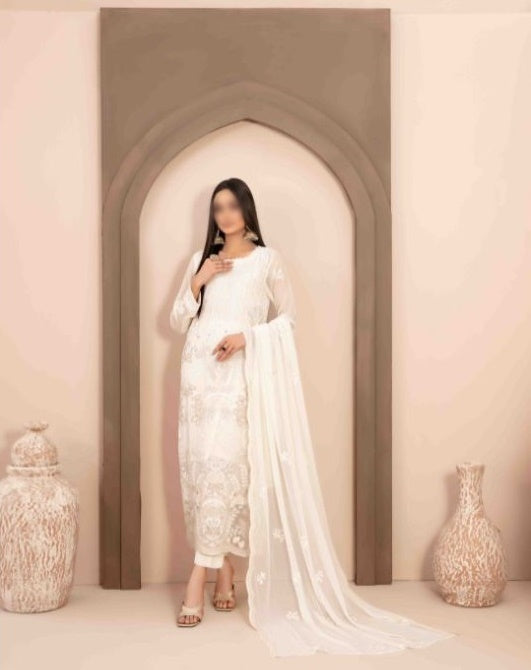 Alani Fancy Embroidered Chiffon Collection By Tawakkal D-03