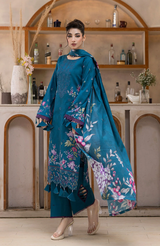 Coco by Panache | Embroidered Lawn 3 Piece Unstitched Suit D-5