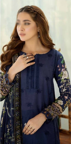 Maya Un Stitched 3 Pics  Chikankari Digital Print Lawn Coll2025 JH950