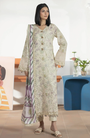Jhanvi by Johra Embroidered Lawn Unstitched 3 Piece Suit Summer Collection D-4