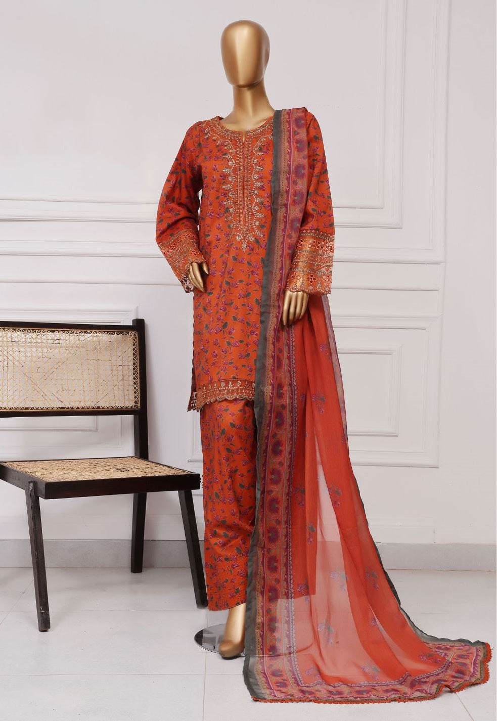 Malika Embroidered Festive Collection Vol-03 By Sadabahar D-04