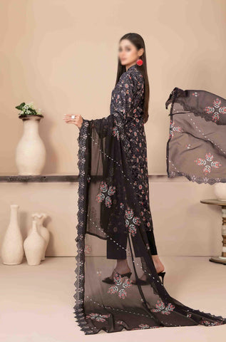 Mira Nur  Embroided Digital Print Un Stitched 3 Pcs By Tawakkal D-1364
