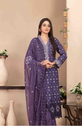 Mira Nur  Embroided Digital Print Un Stitched 3 Pcs By Tawakkal D-1369