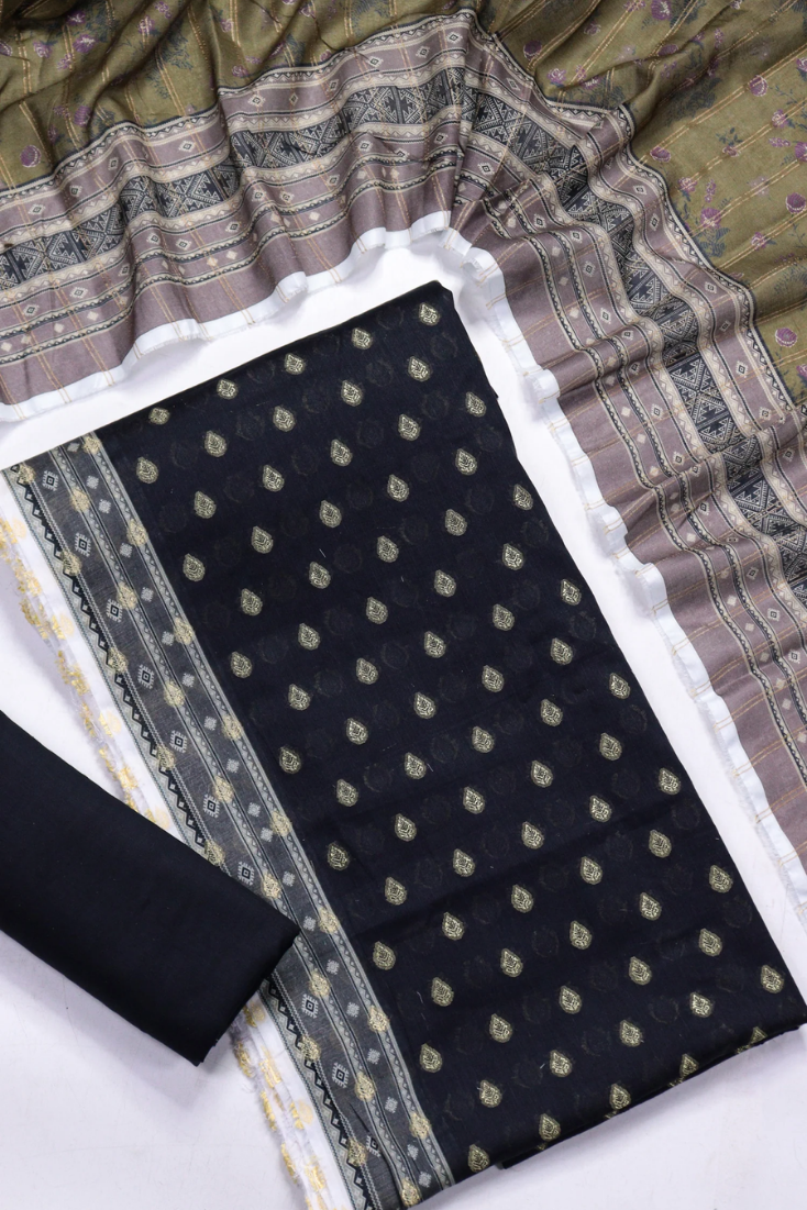 Amna Khadija Broshia Lawn Unstitched 3 Piece Suit Summer Collection D-5