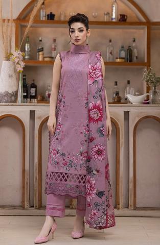 Coco by Panache | Embroidered Lawn 3 Piece Unstitched Suit D-3