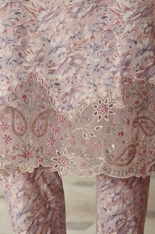 D-13 AIZA & MOMINA Minakari Vol-2  By VS Textiles   Un-Stitched 3 Piece   Digital Printed Cotton Embroidered