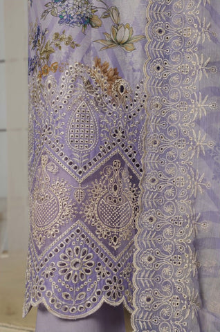 Laser Fusion Chikankari Collection By Sadabahar D-07