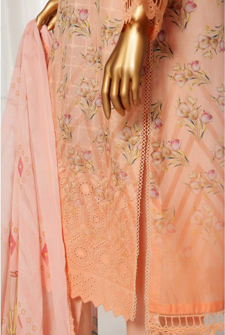 Fusion  Lawn Chikankari Stitched 3 Pcs 2025 Sadabahar D-04