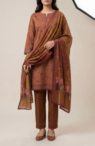 Misri Lawn by VS Textile | Printed Lawn 3 Piece Unstitched Suit D-5