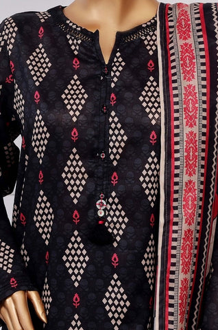 Plain Printed Lawn Vol-04 By Sadabahar D-15