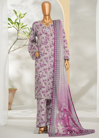 PRINTED LAWN 3PC Stitched COLLECTION By Bin Saeed D-6
