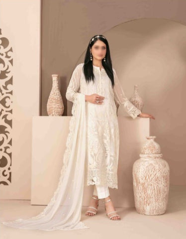 Alani Fancy Embroidered Chiffon Collection By Tawakkal D-02