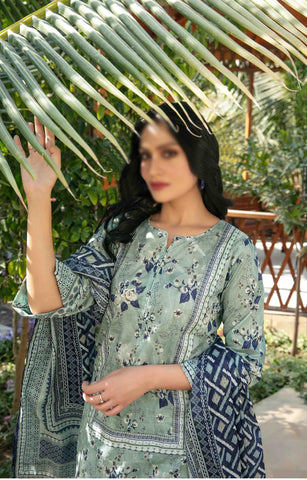 Aneira Vol 2 Lawn Slub Digital Print Un Stitched 3Piece  Tawakkal D-1416