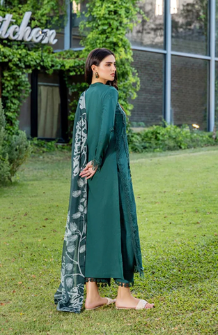 Sole by Sanam Saeed | Embroidered Lawn 3 Piece Unstitched Suit D-5
